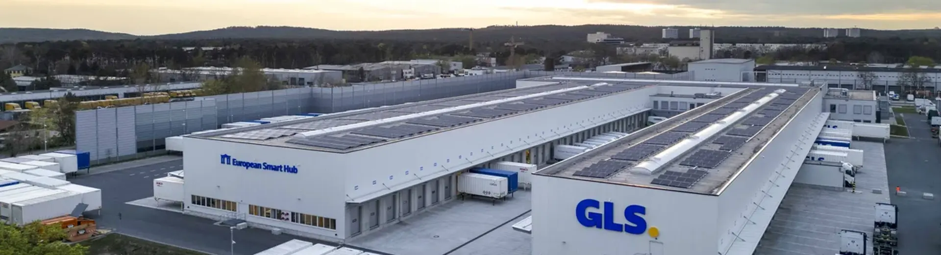 Aerial view of the GLS terminal Aerial view of the GLS terminal