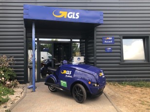 New GLS escooter soon to be delivered to the center of Lille