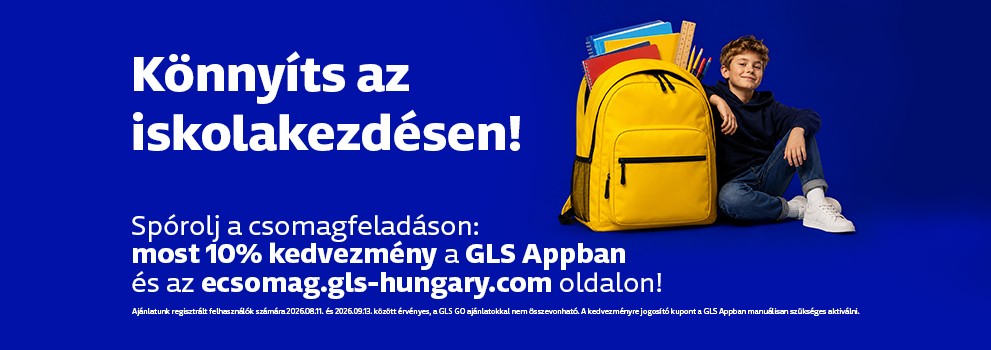 Küldj csomagot a GLS-sel!