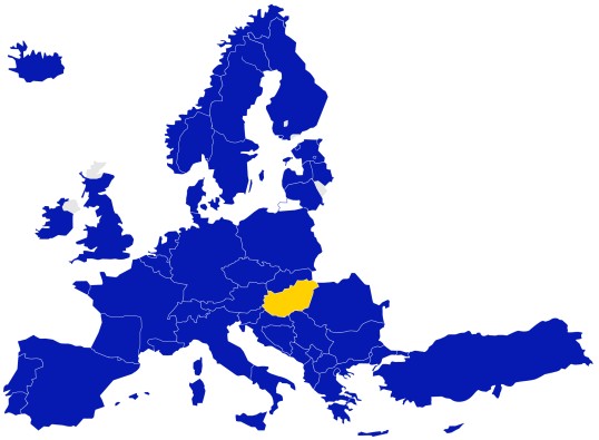 GLS Magyarország térkép