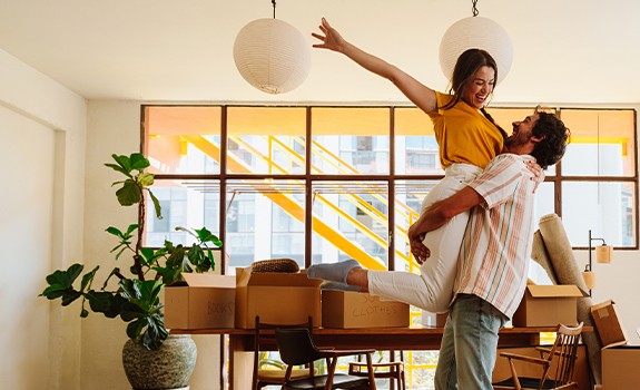 couple of young lovers