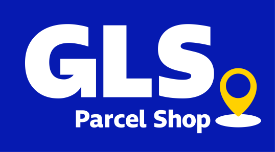 GLS Parcel Shop logo blue
