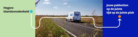 GLS Bus rijdt
