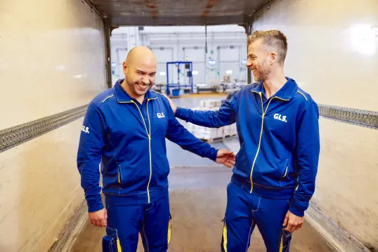 employees laughing