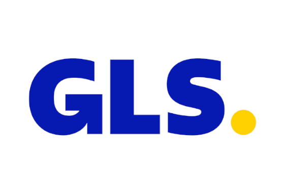 GLS logo (negative)