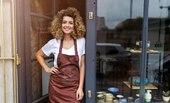  Smiling GLS business customer